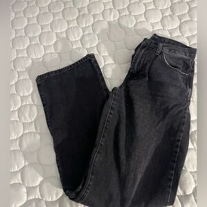 Just Black Straight Leg Black Jeans